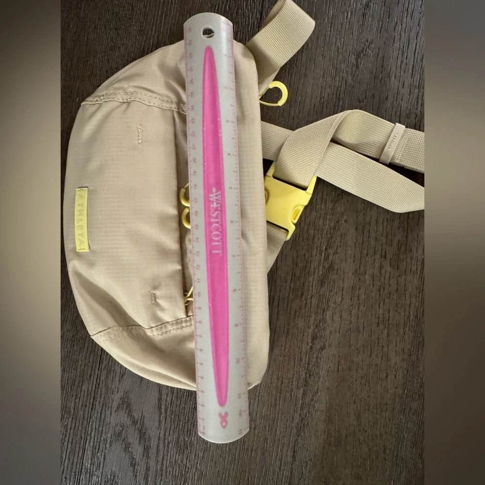 Athleta Crossbody Bag in Beige and Yellow - Picture 4 of 5